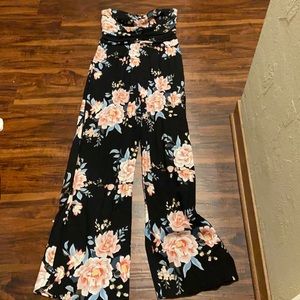 Never worn floral jumpsuit